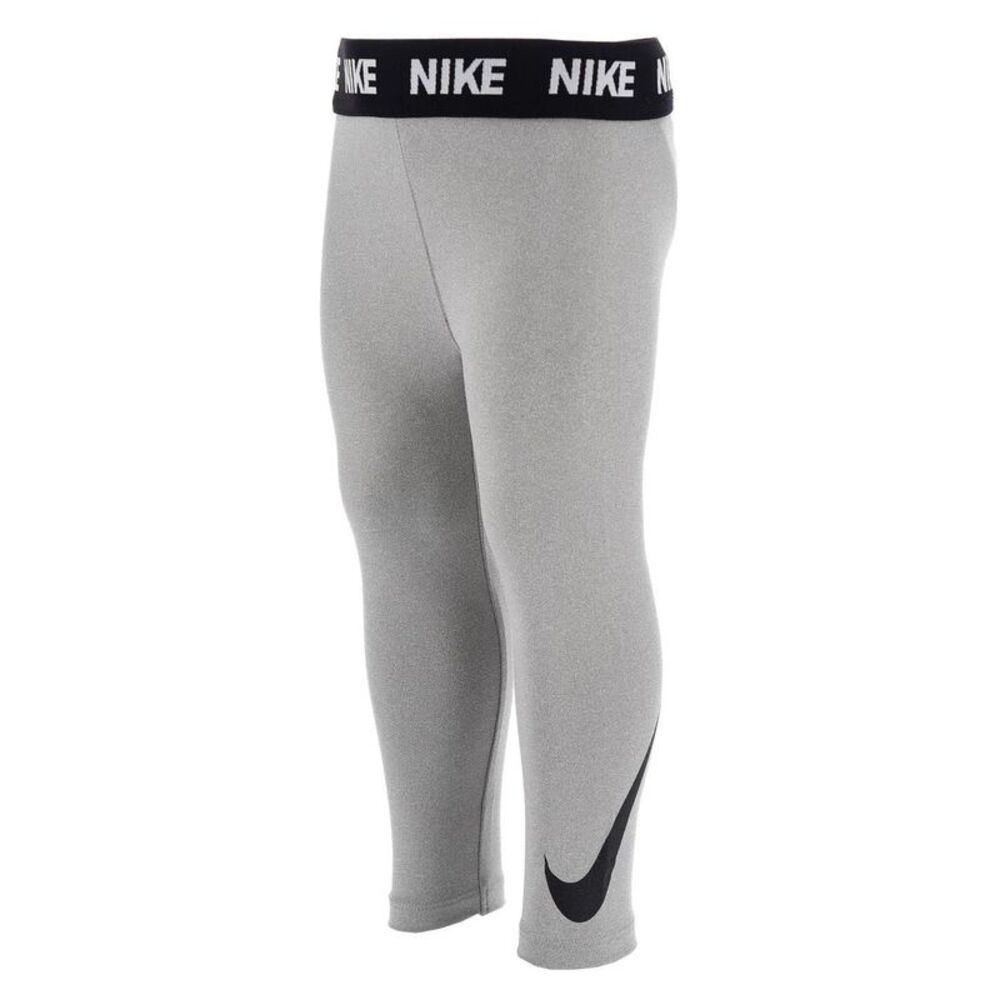 Nike Girls Swoosh Leggings / Gray